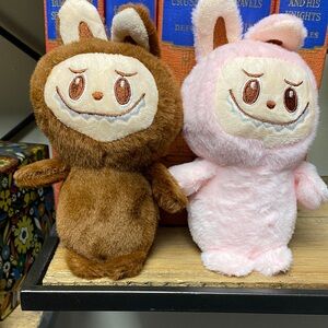 Labubu plush keychains. Set of 2. New w/out tags